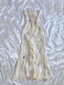 Pretty Sheath Halter Sleeveless Ivory Chiffon Classy Prom Dress Long Classy Evening Dress