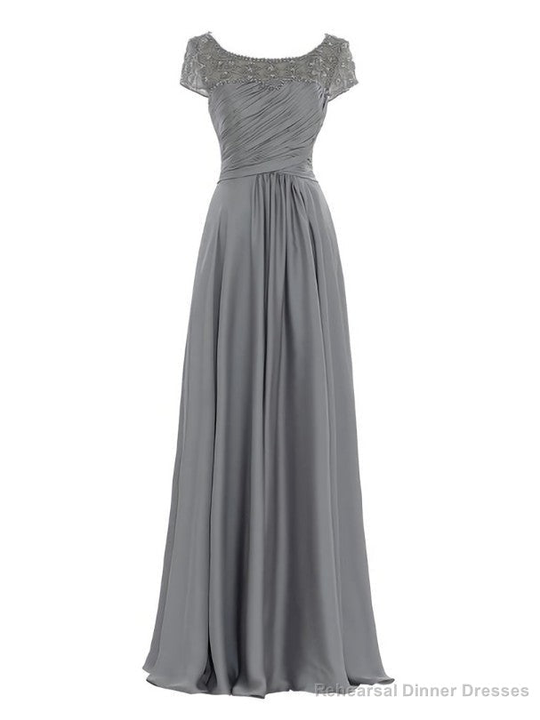 Princess Beading Floor-Length A-Line Mother of the Bride Dress
