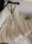 Princess Bowknot Halter Neck Sling Waist Net Tulle Puffy Birthday Prom Dress Homecoming Dress
