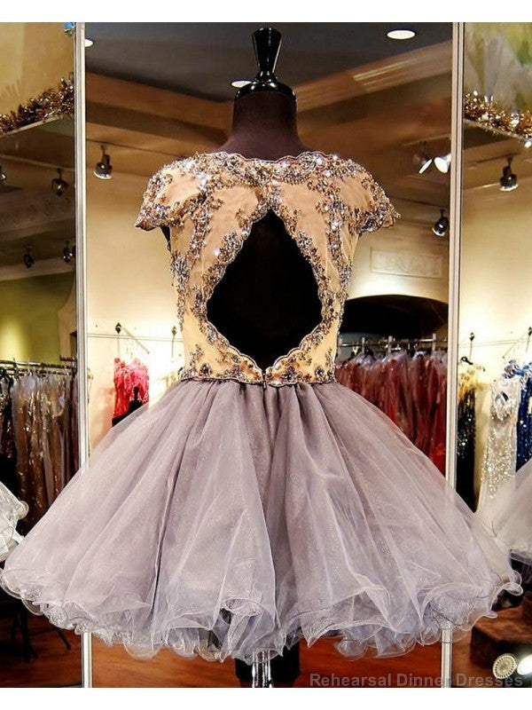 Cap Sleeve Homecoming Dresses, Stunning Homecoming Dresses, Juniors Homecoming Dresses, Short Prom Dresses