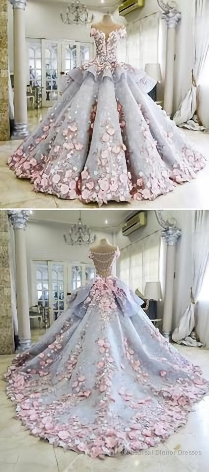Pretty Light Blue Backless Long Princess Prom Dresses Main image