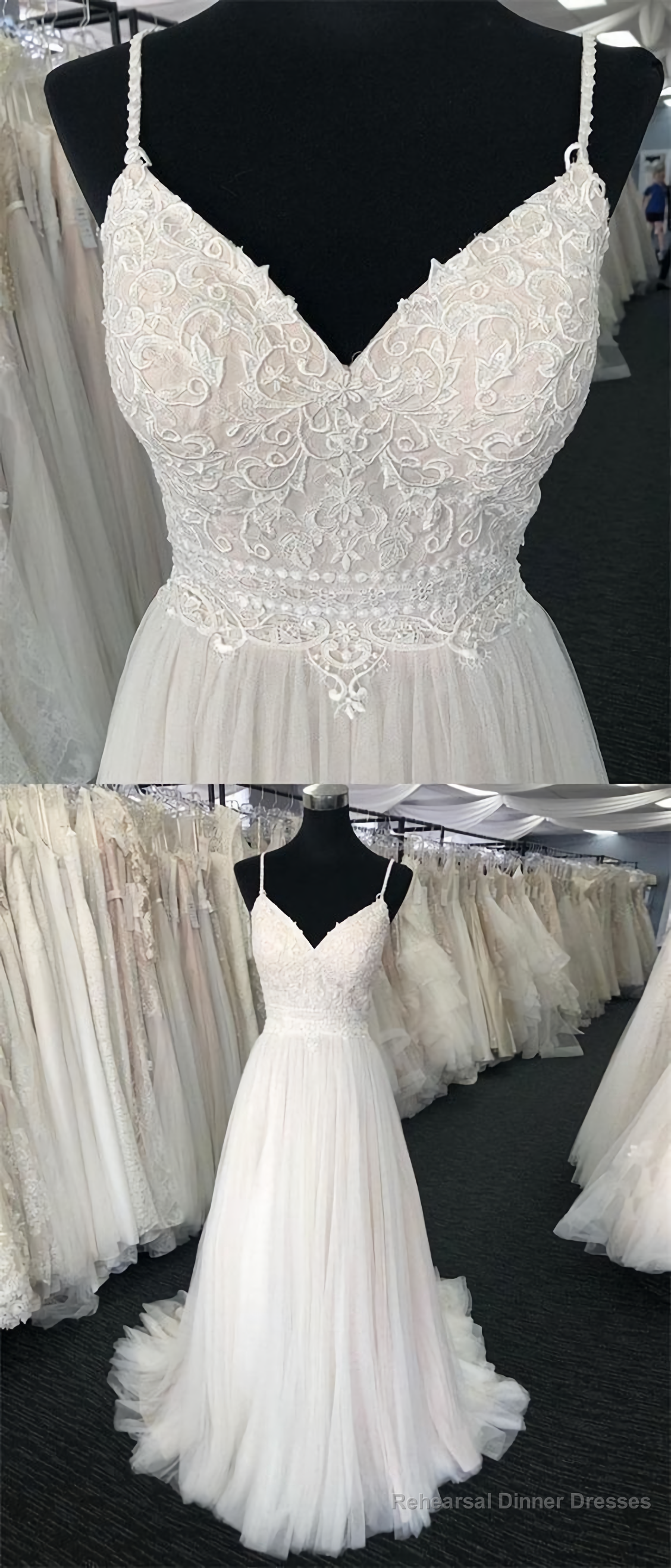 Lace lace lace women lace Wedding Dresses Secondary image