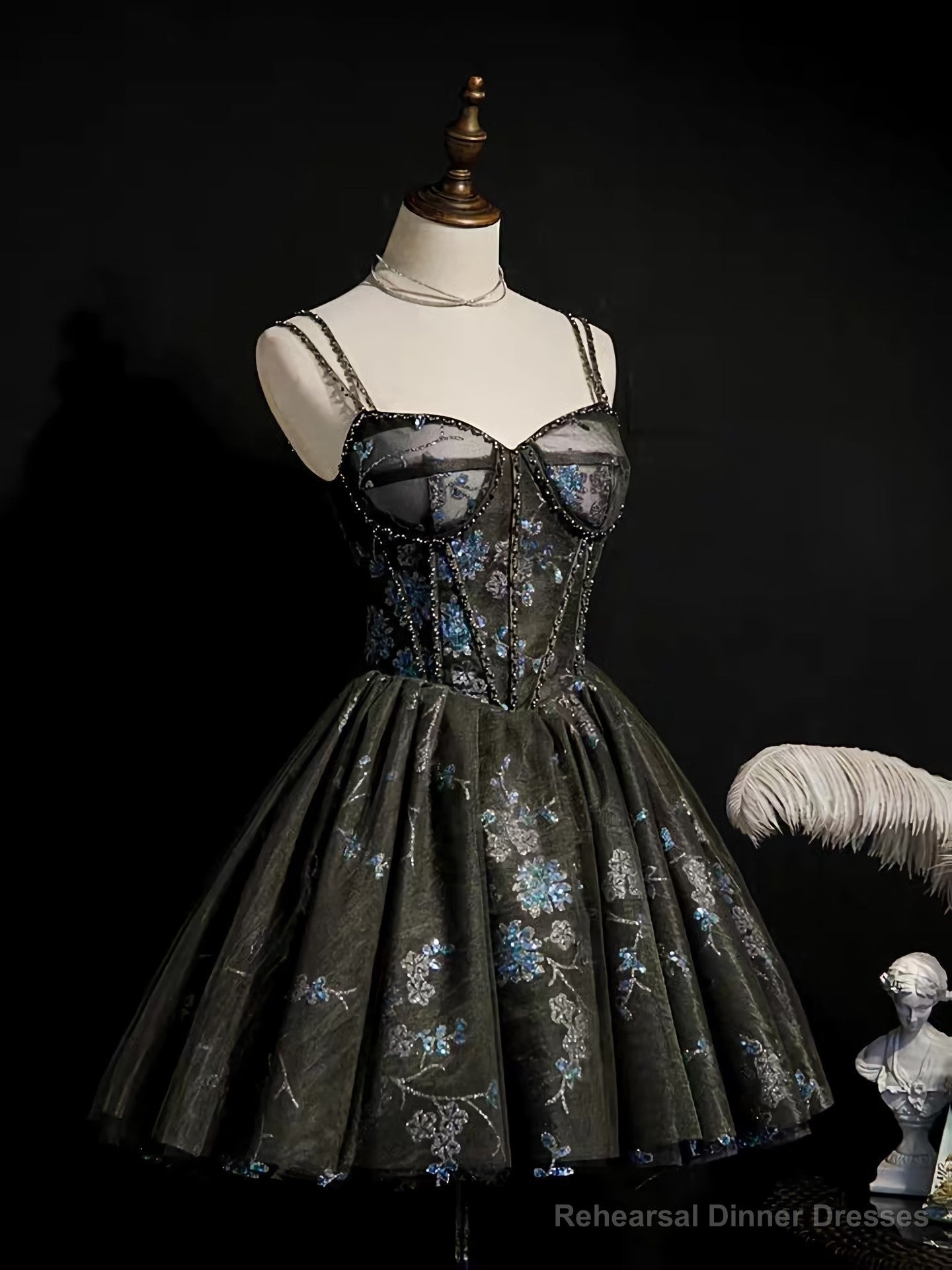 Homcoming sequins halter short temperament noble lady homcoming custom made Evening Dresses Secondary image