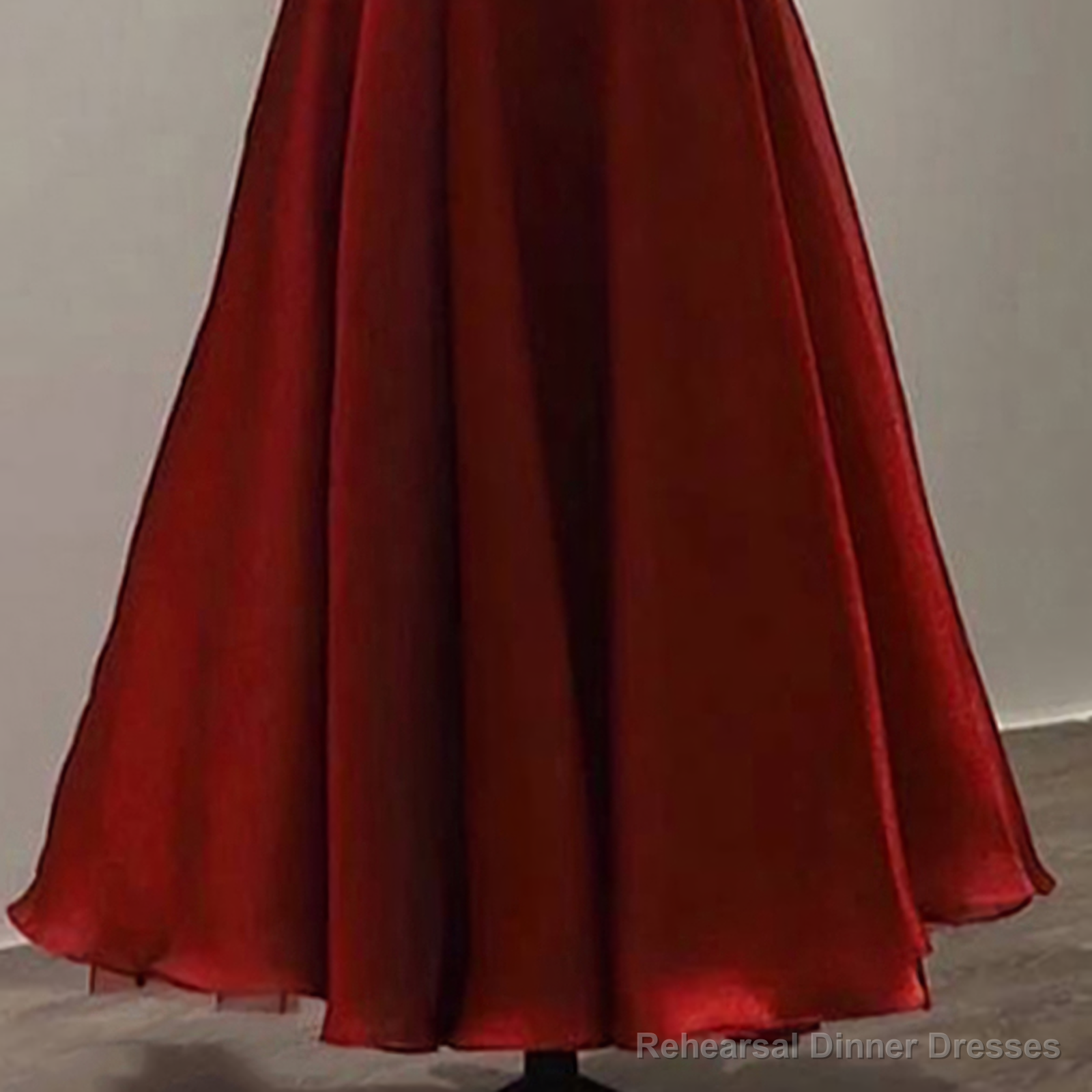 Prom Dresses, Vintage Evening Gown Womens Short Sleeve With Square Collar Ankle Length Formal Plain
