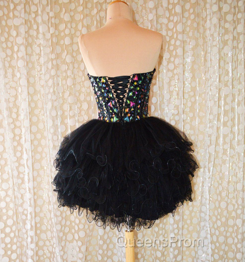 New Arrival Short Beading Beauty Sweetheart Real Made Real Made Homecoming Dress Secondary image