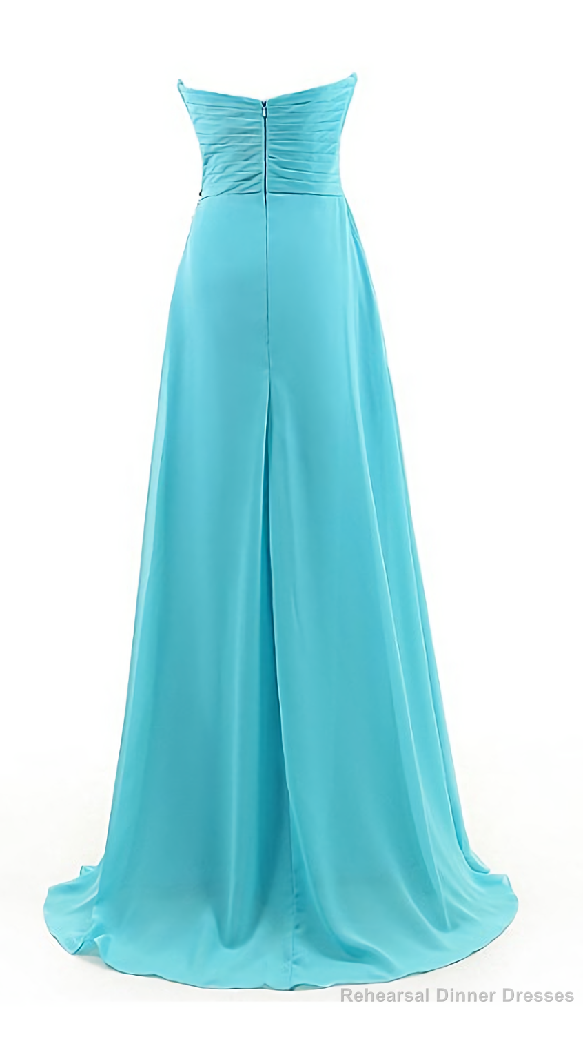 Sweetheart Beading Floor-length Chiffon Evening Dresses Secondary image