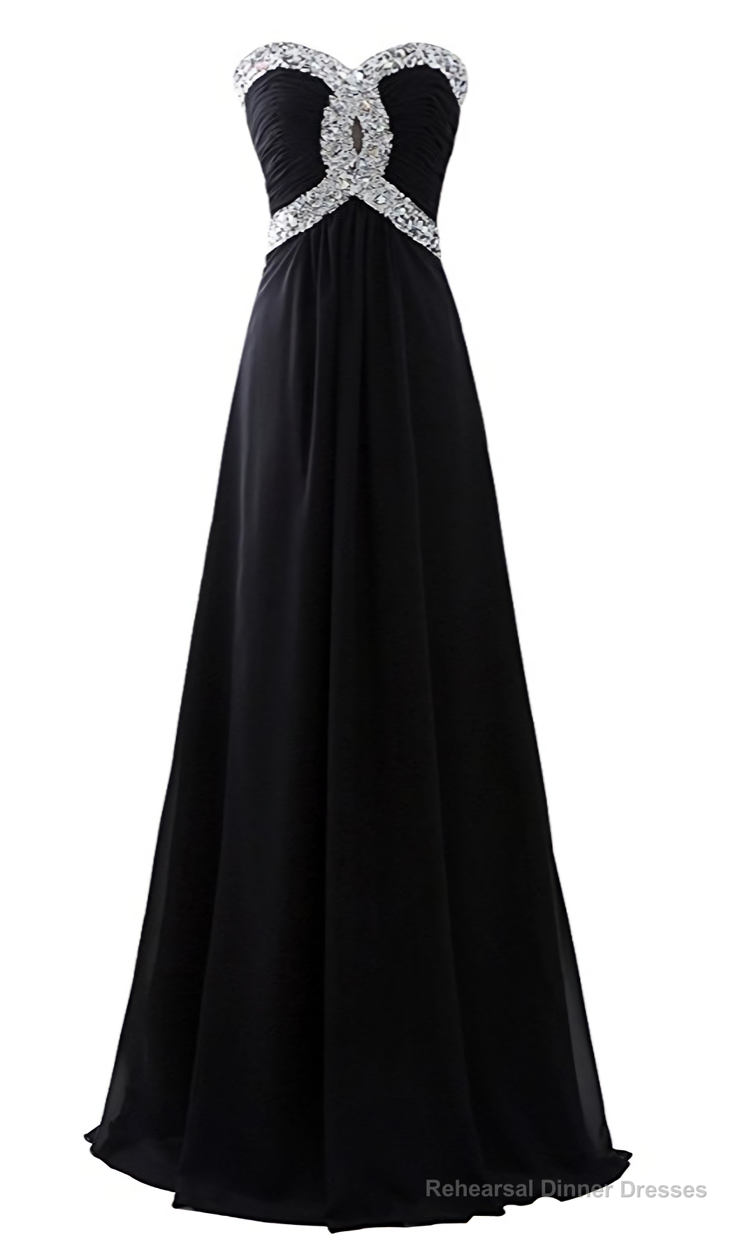 Long Chiffon 2025 Crystal Beaded Evening Dresses Secondary image