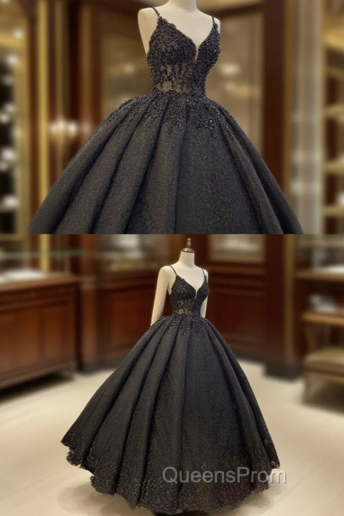 Evening Prom Dress Black Lace Wedding Dress Main image