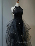 Evening Prom Dress Sparkle & Shine Dress Wedding Party Sleeveless Sequined with Crystals Sequin Ruffles