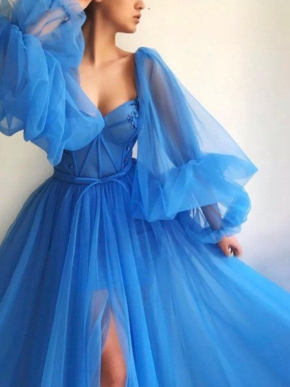 Purple Elegant Tulle Long Classy Prom Dress Classy Evening Gown Party Dress