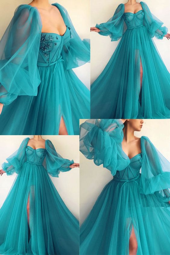 Purple Elegant Tulle Long Classy Prom Dress Classy Evening Gown Party Dress