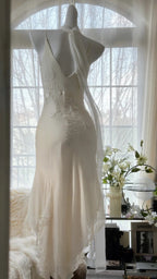 Pure And Elegant Chiffon Strap Beaded Mermaid Classy Prom Dress