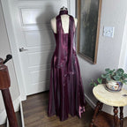 Purple Elegant Vintage Fashion Long Tulle Classy Prom Dress Classy Evening Gown Party Dress