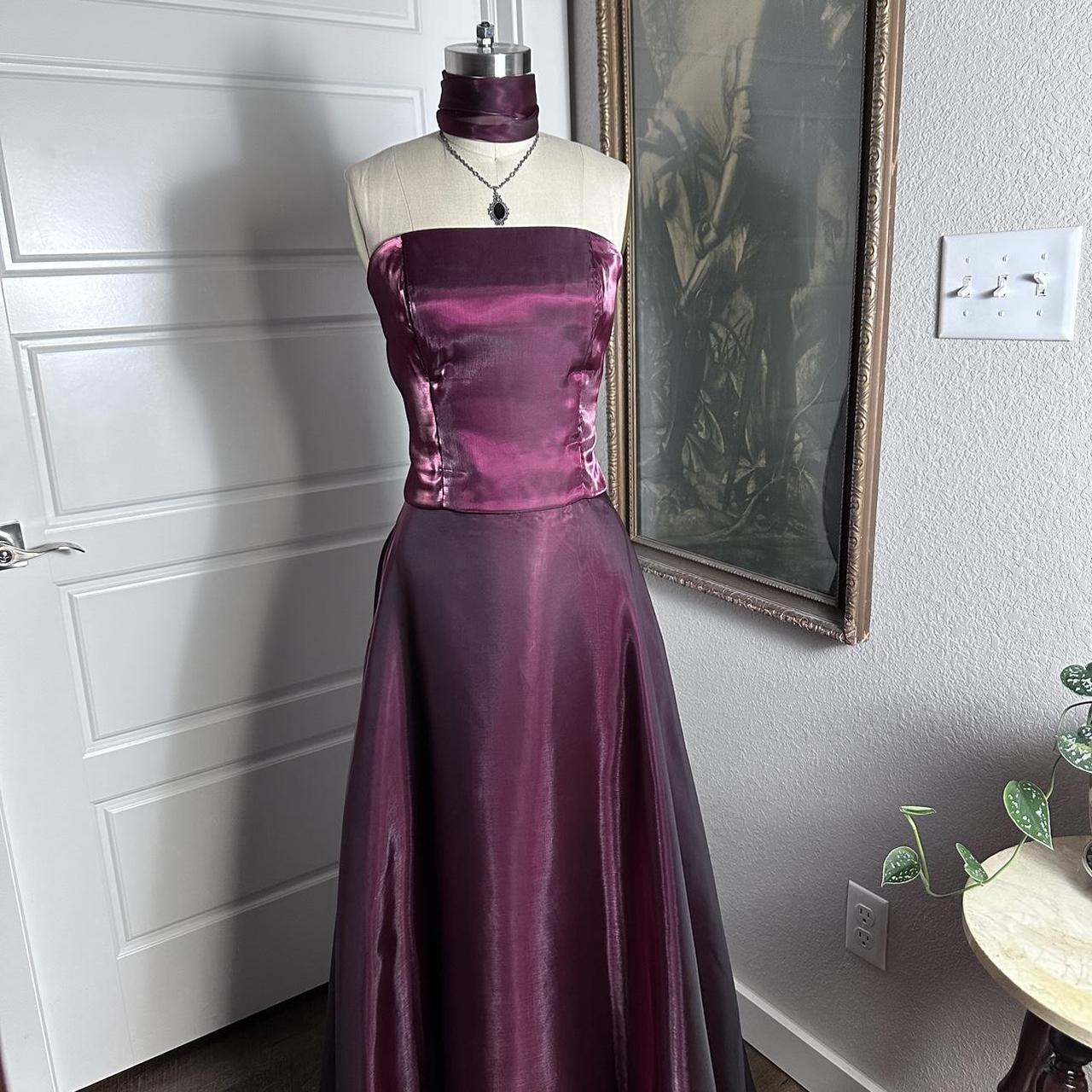 Purple Elegant Vintage Fashion Long Tulle Classy Prom Dress Classy Evening Gown Party Dress