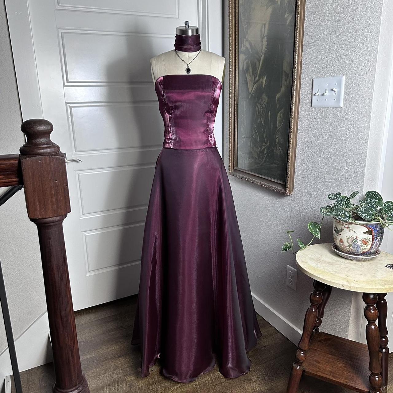Purple Elegant Vintage Fashion Long Tulle Classy Prom Dress Classy Evening Gown Party Dress