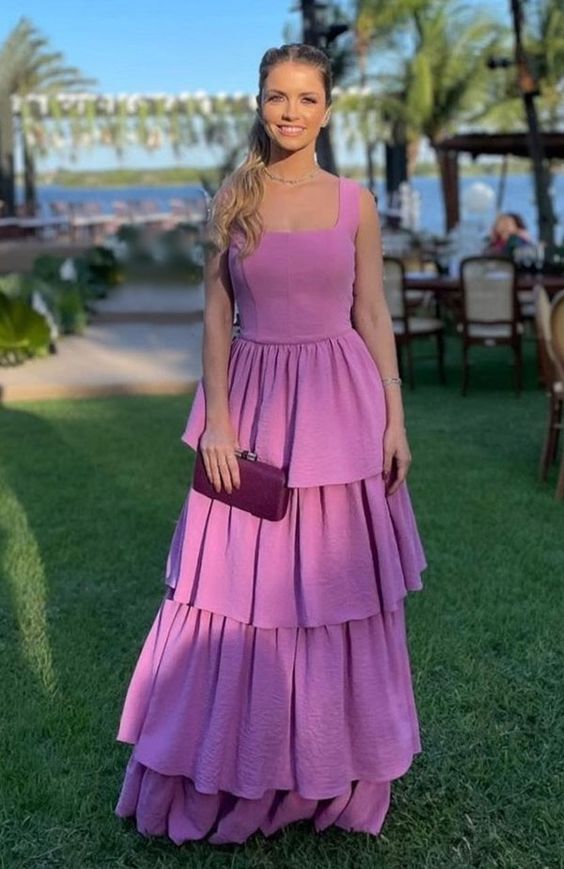 Purple Classy Prom Dress, Classy Evening Gown
