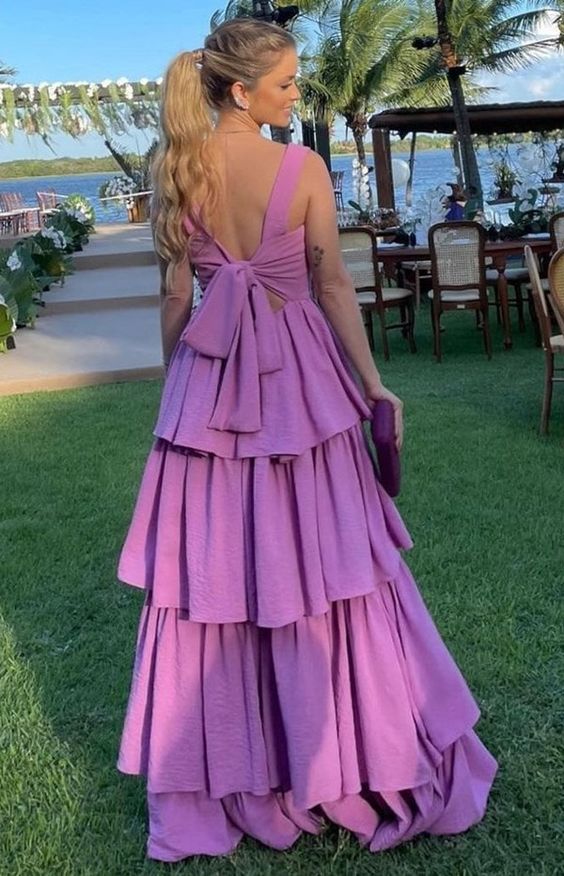 Purple Classy Prom Dress, Classy Evening Gown