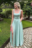 Satin Classy Prom Dress, Classy Evening Gown