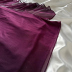 Purple Shiny Elegant Fashion Gradient Strap Long Tulle Ball Gown Classy Evening Dress