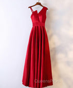 Stylish Satin Long Evening Prom Gown Formal Dress