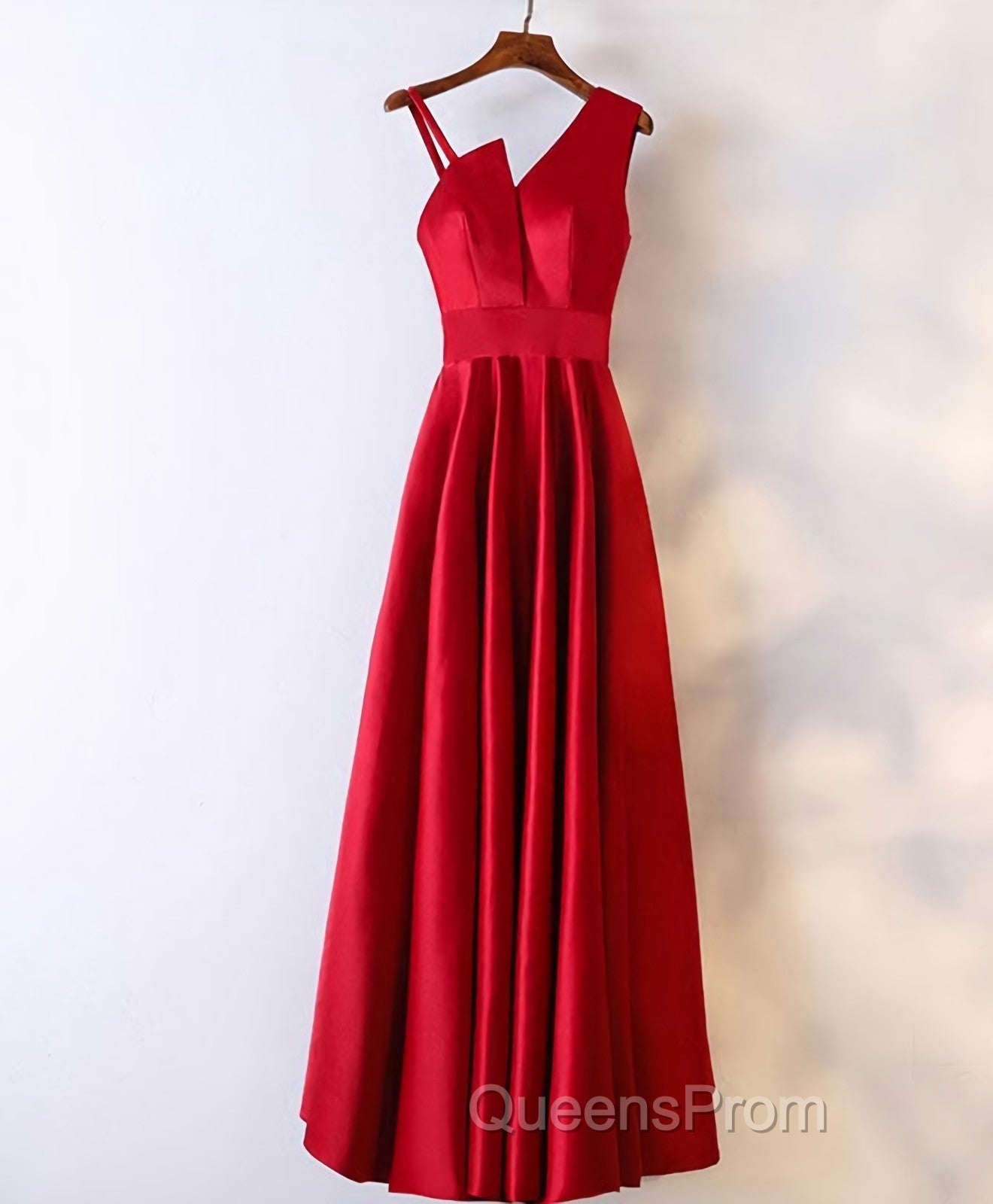 Stylish Satin Long Evening Prom Gown Formal Dress