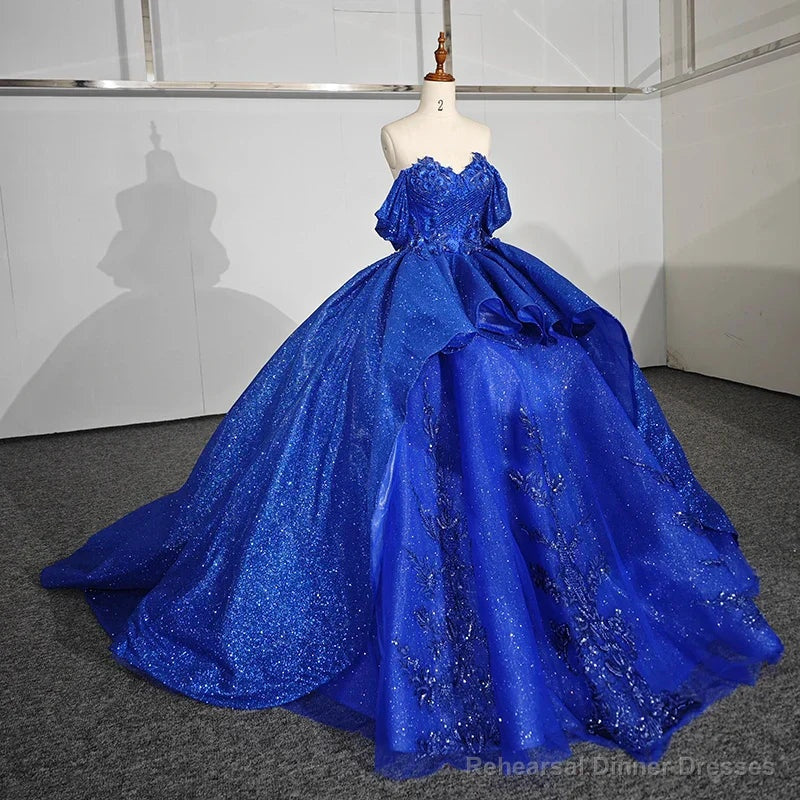 Quinceanera Dress Gorgeous Sweetheart Ball Gown Cap sleeve Court Train Secondary image