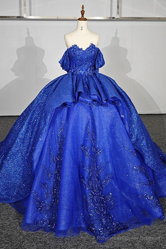 Quinceanera Dress Gorgeous Sweetheart Ball Gown Cap sleeve Court Train Main image