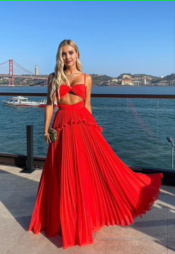 Red Long Prom dress, Evening dresses, reception dress Secondary image