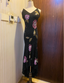 Retro Black Mermaid V-Neck Chiffon Long Classy Prom Dress
