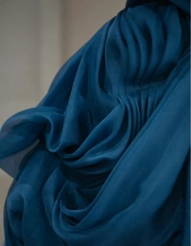 Retro Elegant Navy Blue One-Shoulder Tulle Long Ball Gown Prom Dress