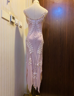 Retro Light Purple Irregular Strap Chiffon Classy Prom Dress