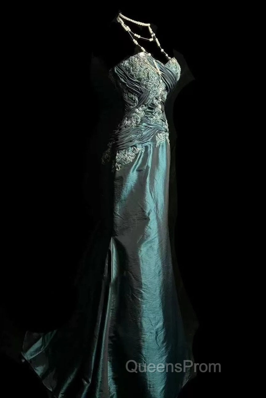 Retro Mermaid Sweetheart Taffeta Long Evening Dress Evening Prom Dress Secondary image