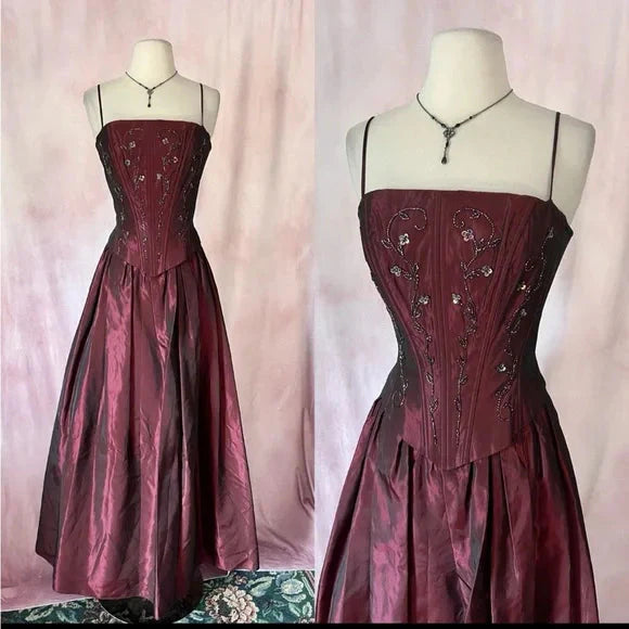 Retro New Style Long Dress Birthday Dress Beautiful Dress