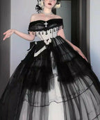 Retro New Style Long Dress Birthday Dress Beautiful Dress