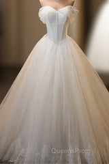 Romantic Tulle Ball Gown Corset Wedding Dress For Bride Evening Prom Dress