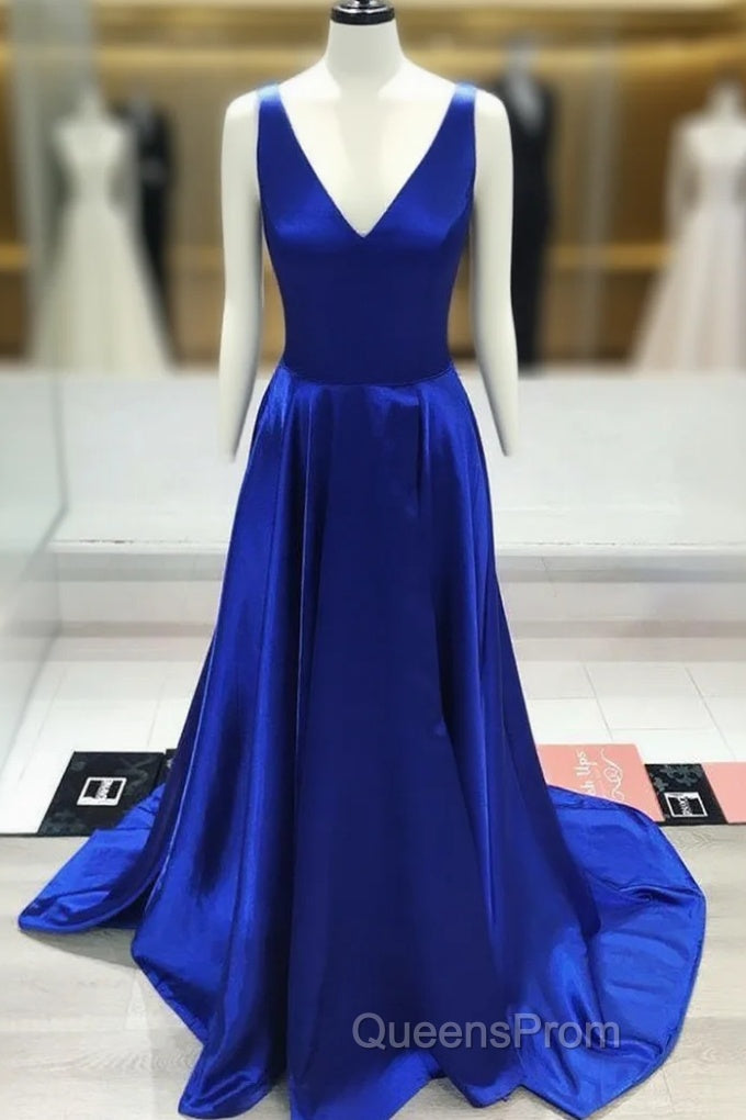 Royal Blue Evening Prom Dress , Formal Dress, Evening Dress, Dance Dress, Graduation Party Dress