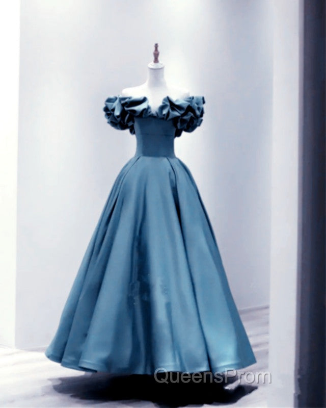 Ruffles Sleeves Satin Midi Bridesmaid Dress