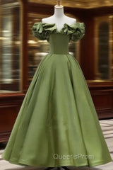 Ruffles Sleeves Satin Midi Bridesmaid Dress