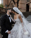 Rustic Wedding Dress Ball Gown Square Neck White Lace Tulle Long Wedding Dresses Summer Brides Dress Bridal Gowns