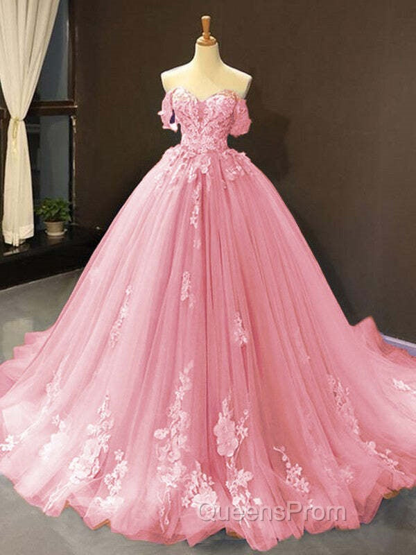 Princess Quinceanera Dress Off The Shoulder Applique Sweet 16 Party Evening Prom Gowns Secondary image