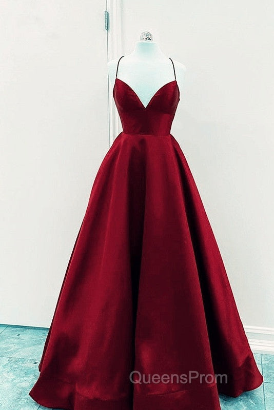 Satin Empire Evening Prom Dress Lace Up Back