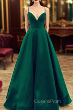 Satin Empire Evening Prom Dress Lace Up Back