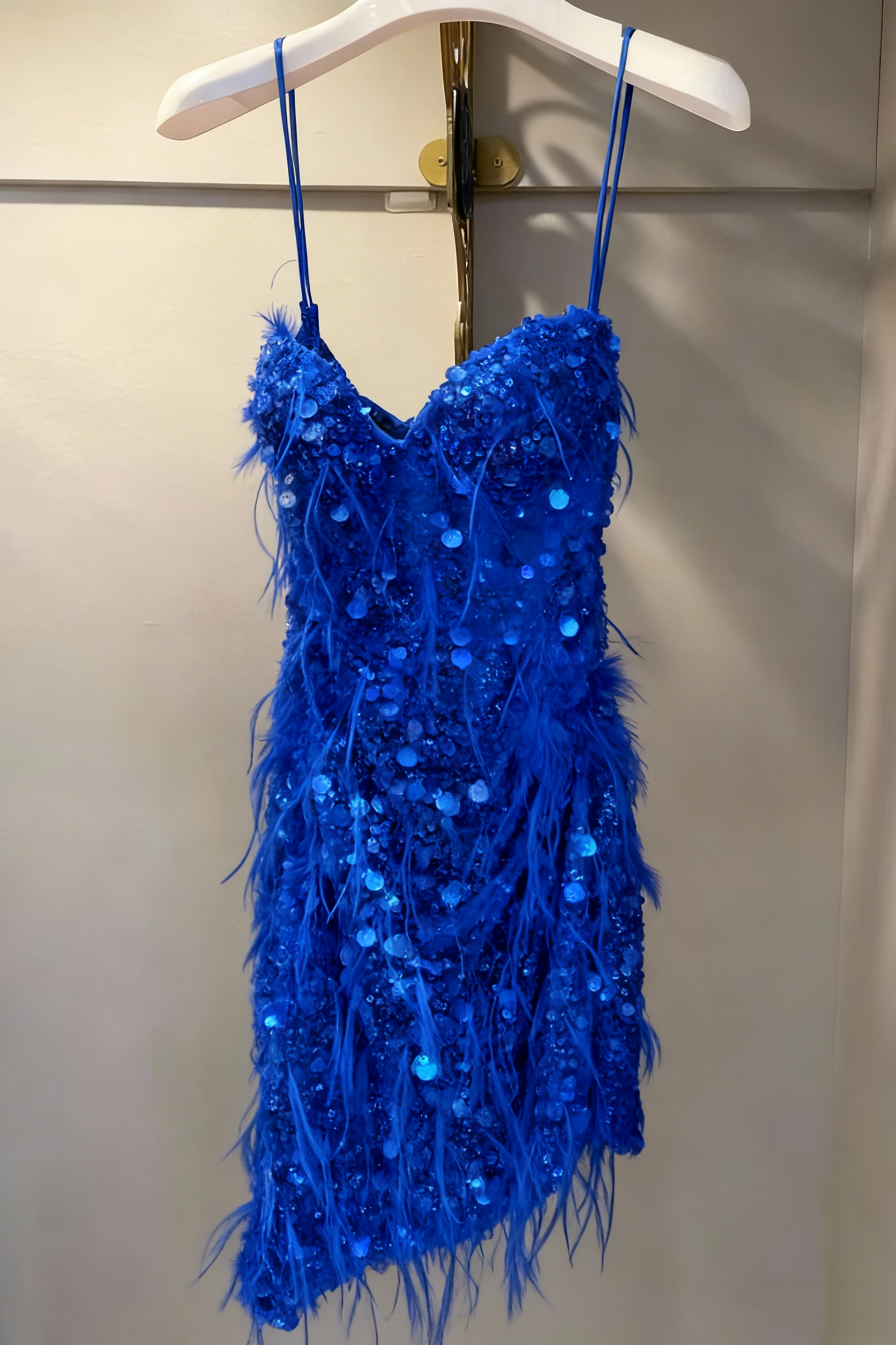 Sequin Classy Prom Dress, Sheath Short Classy Prom Dress