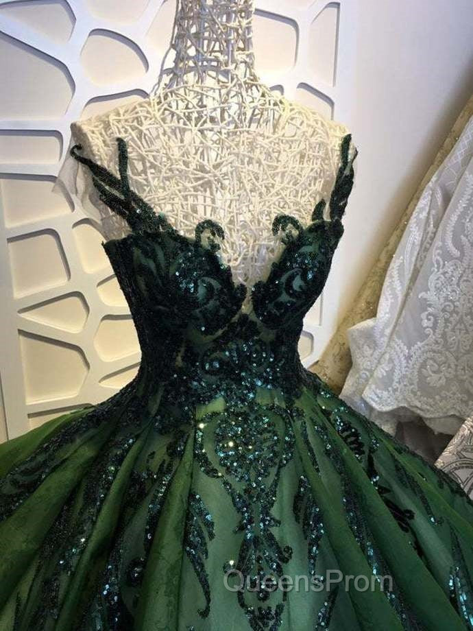 Sequin Sparkly Off The Shoulder Ball Gown Evening Prom Dress Sweet 16 Dress Secondary image