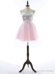 Sequins Mini Dresses for Graduation Cheap Homecoming Dresses