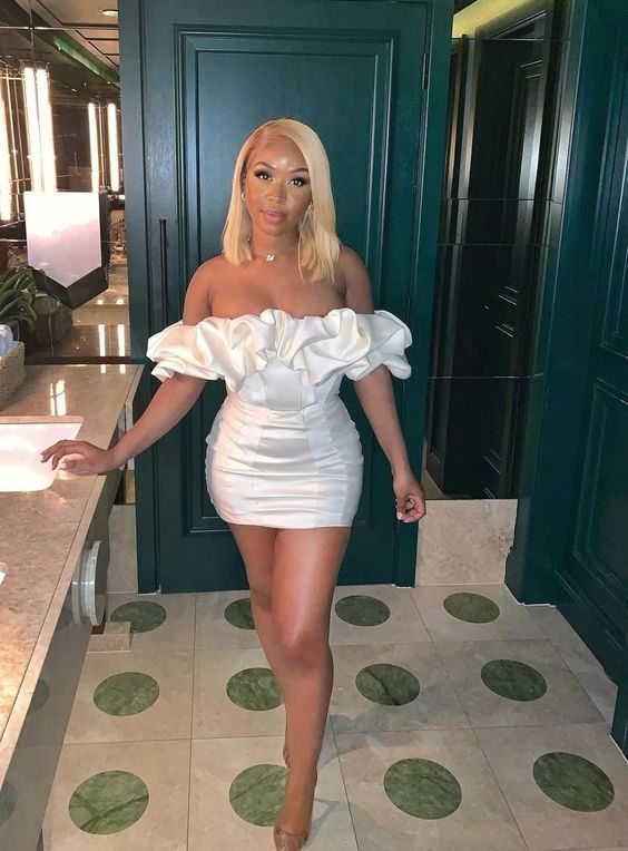 Sexy 17Th Birthday Dress White Off The Shoulder Birthday Outfits Secondary image