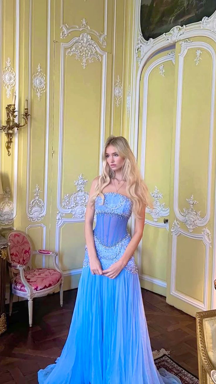 Sexy A Line Off The Shoulder Maxi Long Party Light Blue Chiffon Classy Prom Dress Classy Evening Dress