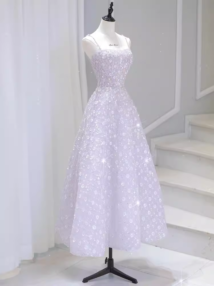 Sexy A Line Sleeveless Pink Floral Long Classy Prom Dress