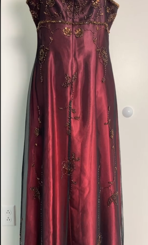 Sexy A Line Spaghetti Straps Burgundy Long Classy Evening Dress Party Dress Classy Prom Dress