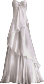 Sexy A Line Sweetheart Party Dress White Long Classy Prom Dress
